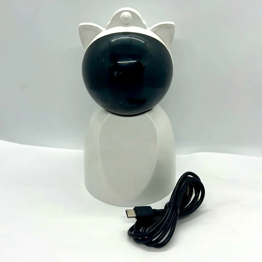 Cat Toy Random Trajectory Motion Activated Rechargeable Laser Light Preowned